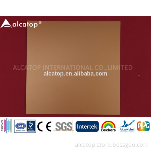 Building Curtain Wall PVDF Coated Fire Proof ACP